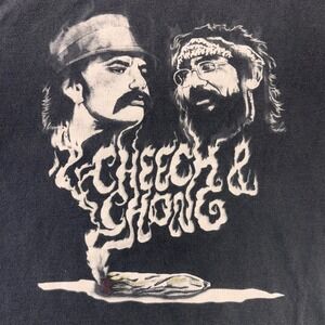 Alstyle Cheech & Chong Graphic Tee Comedy Stoner Movie‎ T Shirt L